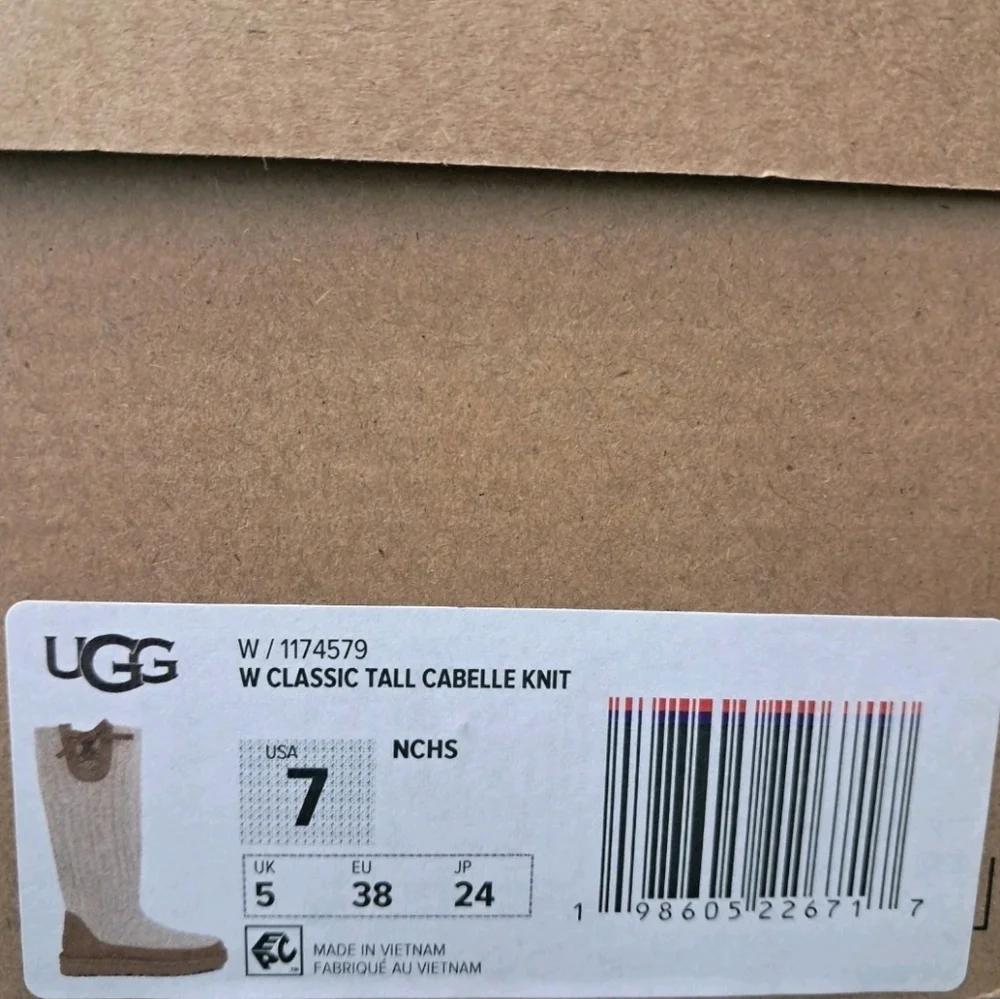 UGG Classic Tall Cabelle Knit Boots